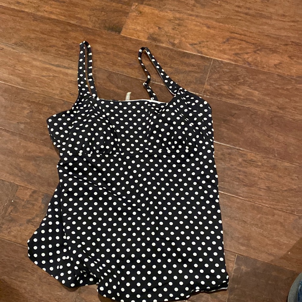 Women’s Lands End Underwire Tankini 18 long tall